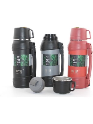 Subutu Paslanmaz Çelik Çift Katmanlı Termos 1.6 Lt