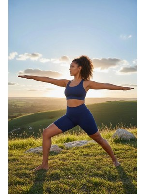 Beta Moda Hub Kadın Dalgıç Kumaş Yüksek Bel Şort Tayt