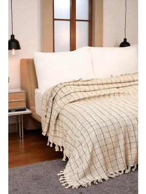 Beta Moda Hub Doğal Pamuk,yumuşak, Tek Kişilik Pike, Koltuk Örtüsü, Çok Amaçlı Örtü 130X180 Cm.