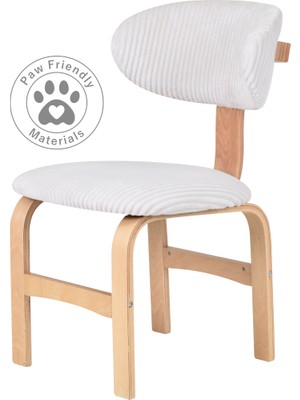 Vilinze Sofya Naturel Ayak Ahşap Sandalye