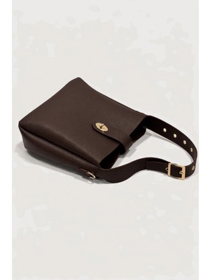 Nope21 Win Kahverengi Omuz Çantası