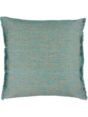 Decocenter Multi Flower Lacivert Kırlent Kılıfı