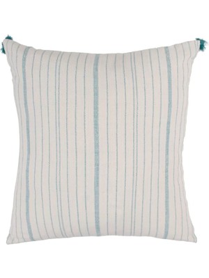 Decocenter Romantic Floral Yeşil Kırlent Kılıfı