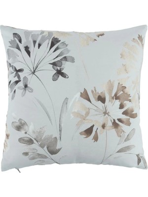 Decocenter Warm Winter Beyaz Kırlent Kılıfı