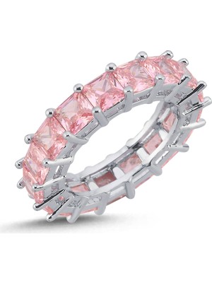 Merano Design Square Pembe Yüzük