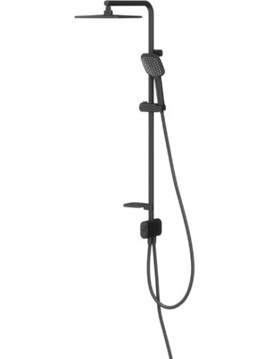 Teska Tena Kare (Iki Yönlü Duş Robotu) - Siyah