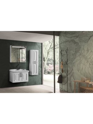 ACA Tasarım Roma 100CM Banyo Dolabı Takımı Boy Dolapsız