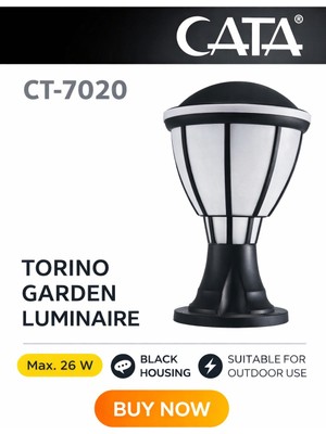 Cata E27 Bahçe Armatürü Torino CT-7020