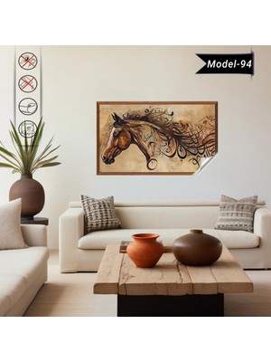 Akıllı Kağıt Statik Tutunma Özellikli Tablo  - Poster Dini (Model- 94)