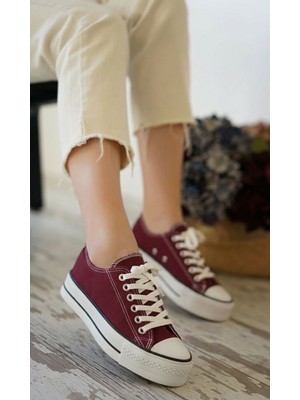 E Sport Bordo Platform Unisex Günlük Ayakkabı-036