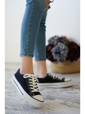 E Sport Siyah Platform Unisex Günlük Ayakkabı-036