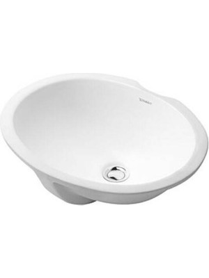 Duravit - Dune Tezgahaltı Hilton Lavabo Beyaz 52 cm Outlet - 0481570000-