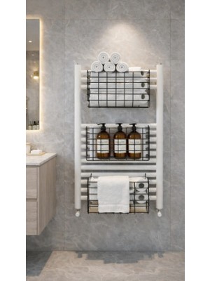 Atacı 3'lü Kanguru Set Dolap Içi Düzenleyici Sepet Çok Amaçlı Organizer