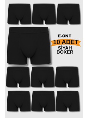 Cnt Erkek 10'lu Likralı Boxer
