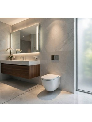 Isvea - Sentimenti Asma Klozet Beyaz Kapaksız - 10SM02001SV