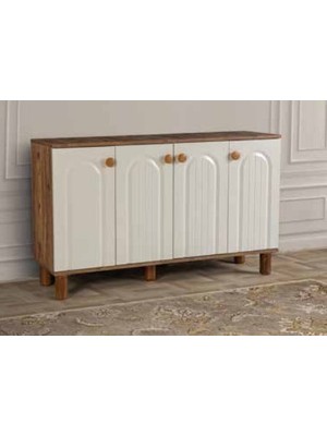 Yuvaset Home Bohem Düğme Konsol Çam/krem