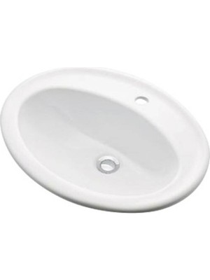 Duravit - Draplast Tezgah Üzeri Lavabo 56 cm Beyaz Outlet - 0472560000-
