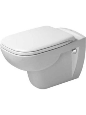 Duravit - D-Code Kanalsız Rimless Asma Klozet Yavaş Kapanır Kapak Dahil Outlet - 45703920A1-