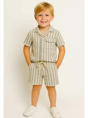 Nanica Erkek Çocuk Çizgili Takım NC-126618