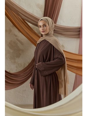 Lale Butik Qef Scarf Soft Line Pamuk Şal 001 Vizon