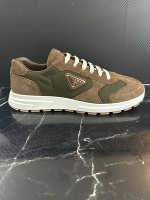 Prada Süet ve Re Nylon Erkek Sneaker