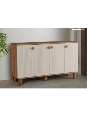 Yuvaset Home Efe Düğme Konsol Çam/krem