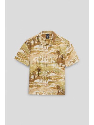 NBT Jeans Bg Store Erkek Çocuk Desenli Gömlek