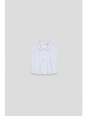 GB Baby Bg Store Kız Bebek Beyaz Gömlek