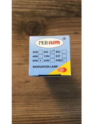 Perium Navigasyon Amp 24V 65W P28S Ud Seyir Feneri Ampulü