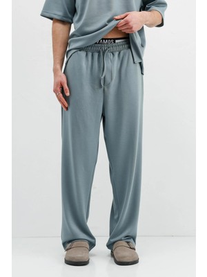 Vamos Modal Karışımlı Baggy Eşofman Alt Petrol