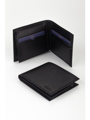 Fossil Siyah Yatay El Portföyü Cüzdan Hakiki Deri Malzeme ile Günlük Kullanım için Şık Tasarım