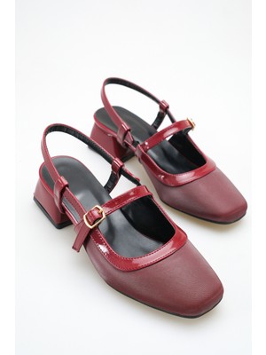 ich1one Modena Kadın Fergison Topuklu Babet Ayakkabı – 5 cm Topuk, Günlük ve Ofis Şıklığı 1108 IC1108FERGİSON