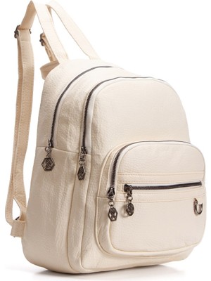 Newish Kadın Deri Ayarlanabilir Askılı Omuz ve Sırt Çantası -NEW353