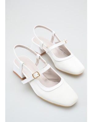 ich1one Modena Kadın Fergison Topuklu Babet Ayakkabı – 5 cm Topuk, Günlük ve Ofis Şıklığı 1108 IC1108FERGİSON