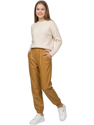 Crassi Kız Çocuk Deri Pantolon