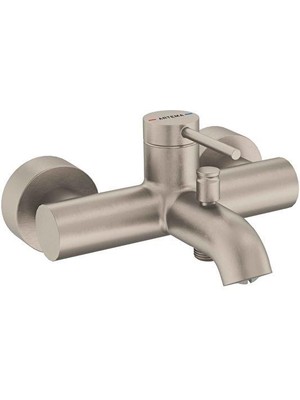 Artema Minimax Round Banyo Bataryası Fırçalı Nikel (A4354834)