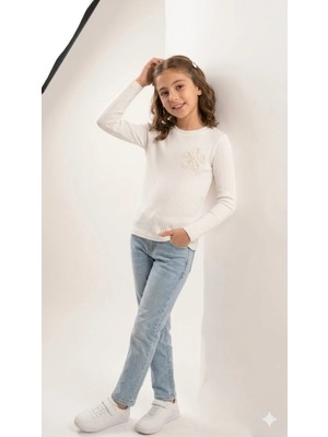 Breeze Kız Çocuk Fitilli Bluz BRE-22671
