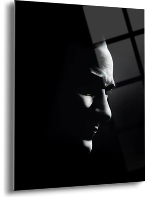 Shiny Art Atatürk Portre Cam Tablo - ATA079