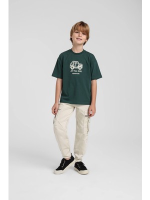 Escabel Erkek Çocuk T-Shirt 1946 Yeşil