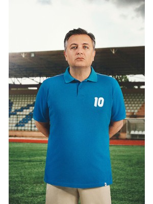 Italy 10 Polo - Saks Mavi