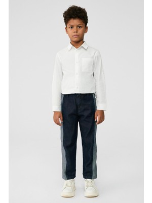 NBT Jeans Bg Store Erkek Çocuk Beyaz Gömlek