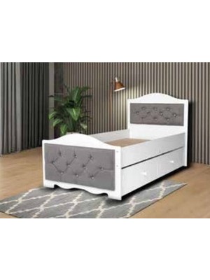 Yuvaset Home Efsun Yavrulu Karyola Mdf Gri