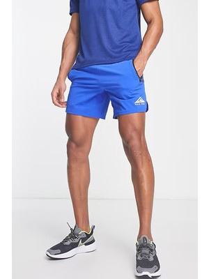 Nike Trail Second Sunrise 5inch Dri-Fıt Short Blue 13 cm Erkek Koşu Şort Mavi