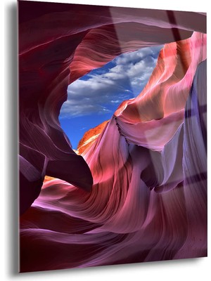 Shiny Art Antilop Kanyonu Cam Tablo - MOD112