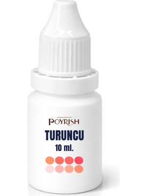 Poyrish Turuncu Sabun Boyası 10 Ml.