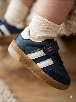 Bukond Bebe Samba Işıklı Cırtlı Sneaker Spor Ayakkabı