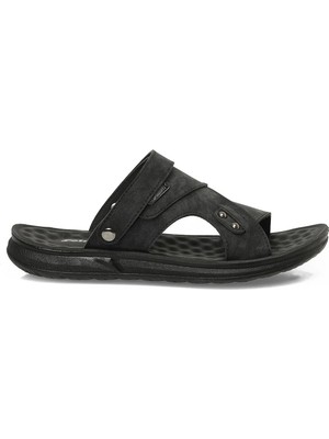 Polaris 410014.M6FX Siyah Erkek Sandalet