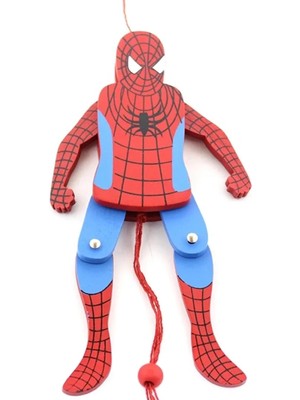 Ciyu Ticaret Ahşap Sallanan Spider-Man Figür Hediyelik Dekoratif Duvar Süsü