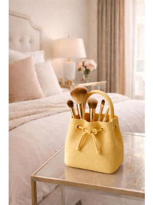 Modu3D Şık Tasarımlı Makyaj Fırça Çantası – Çok Amaçlı Kozmetik Organizer Çanta