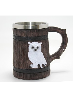 Store Mania Harry Potter Hedwig Temalı 3D Kabartmalı Çelik Kupa Bardak STRMIA-RSTTT34